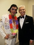 Elvis Tribute Artist Paul Richie with Phillip Schofield